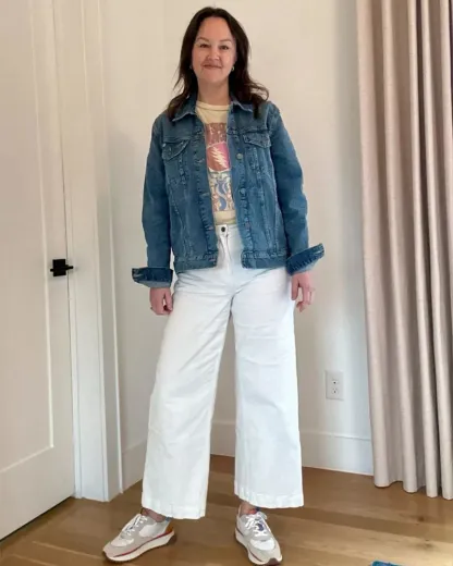 Tummy Control Cropped Wide-Leg Jeans(BUY 2 FREE SHIPPING)