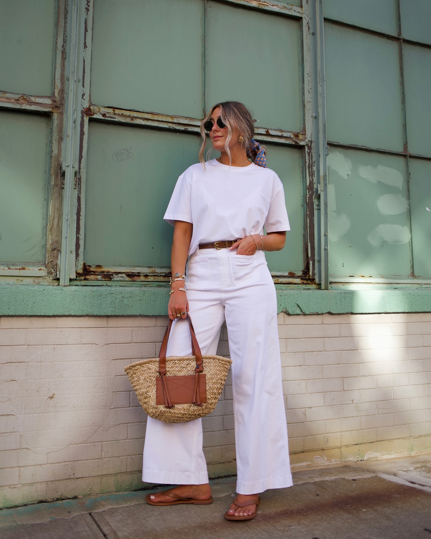 Tummy Control Cropped Wide-Leg Jeans(BUY 2 FREE SHIPPING)