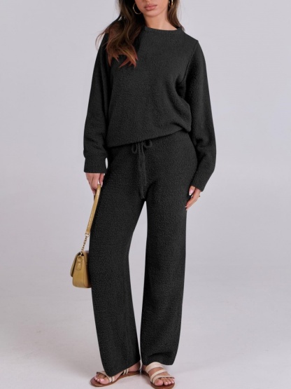 Women's Fuzzy Fleece Sets 2 Piece Outfits