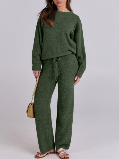 Women's Fuzzy Fleece Sets 2 Piece Outfits