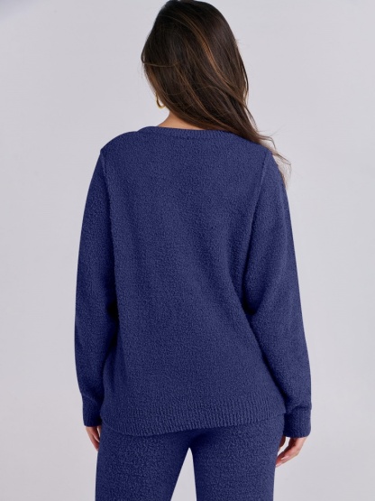 Women's Fuzzy Fleece Sets 2 Piece Outfits