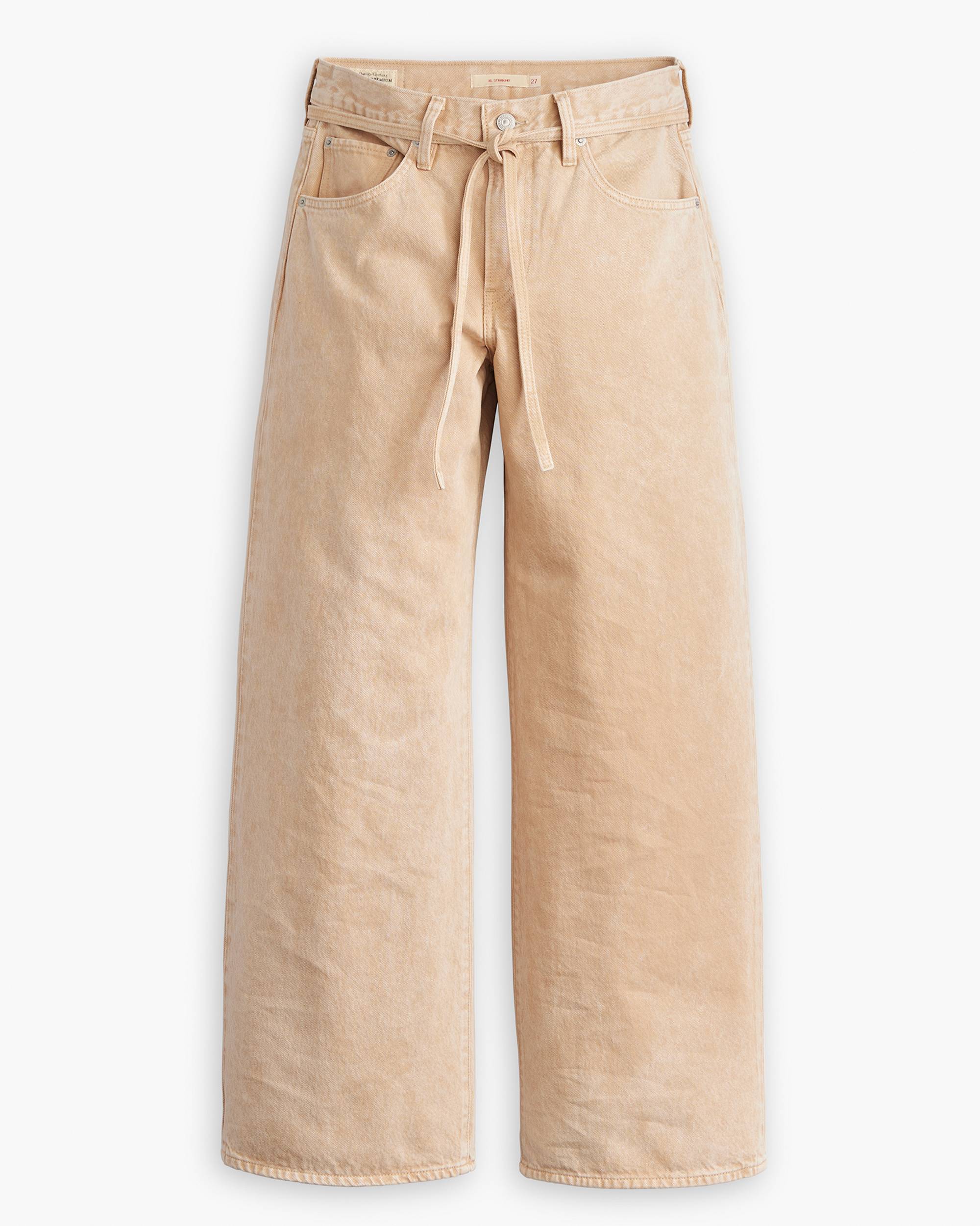 XL Lace-Up Baggy Straight Women's Jeans (Buy 2 Free Shipping)