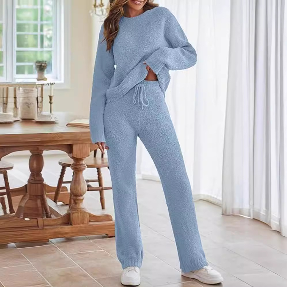 Women's Fuzzy Fleece Sets 2 Piece Outfits