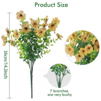 💖Mother's Day Hot Sale 49% OFF-🔥Exquisite UV Resistant Colorful Artificial Flowers🌸