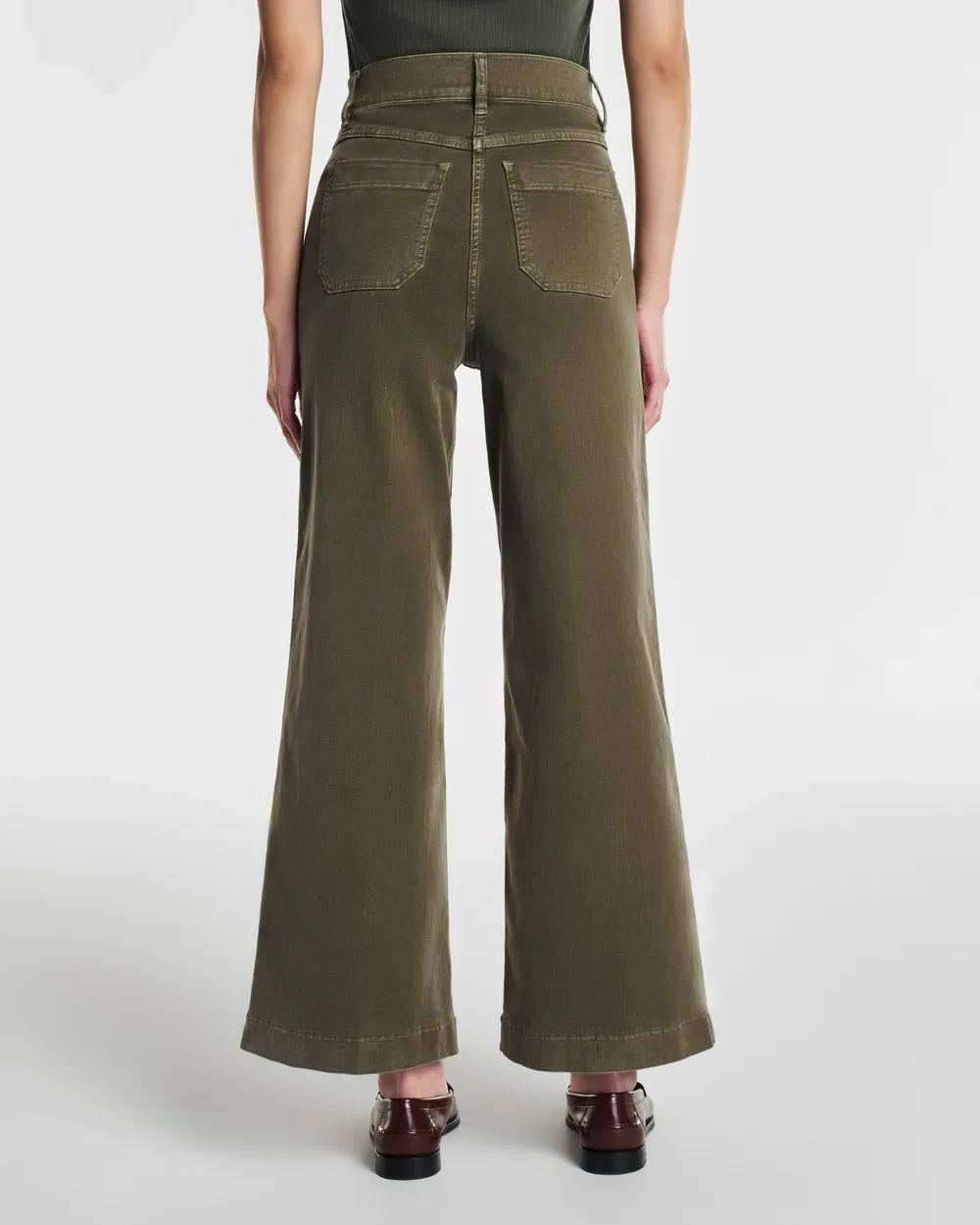 Tummy Control Cropped Wide-Leg Jeans(BUY 2 FREE SHIPPING)