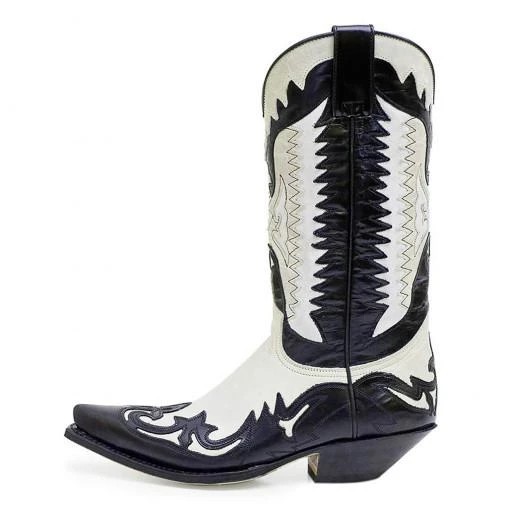 European and American retro knight boots pointed toe thick heel