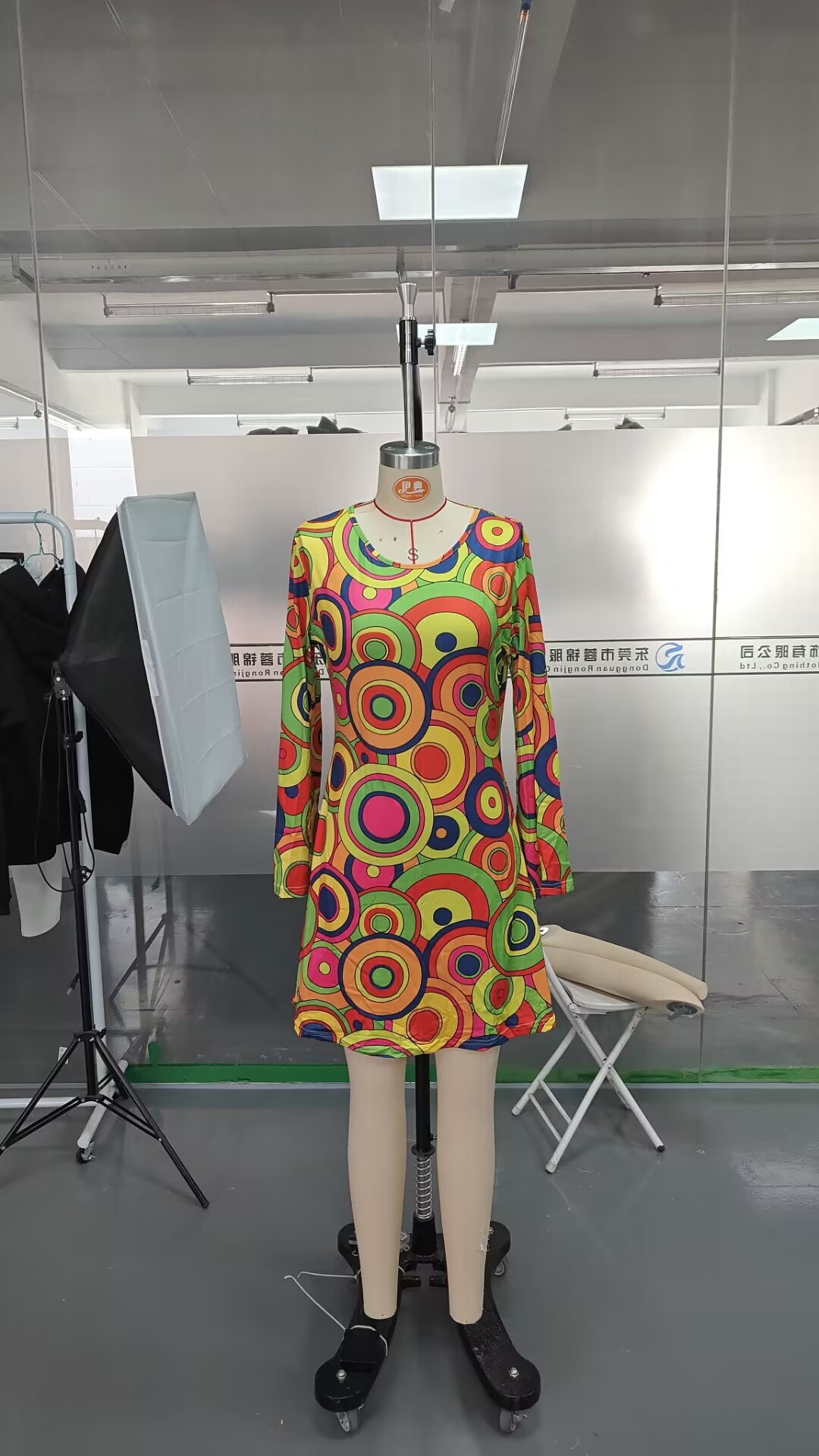 Dresses For Women Hippie Printed Elastic Dress 2023 Women's Autumn Skirt Womens Dress