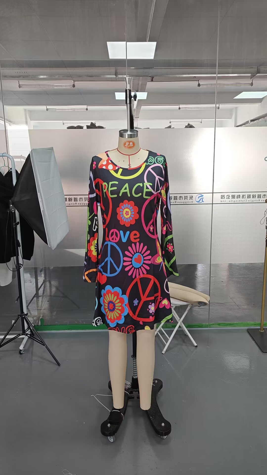 Dresses For Women Hippie Printed Elastic Dress 2023 Women's Autumn Skirt Womens Dress