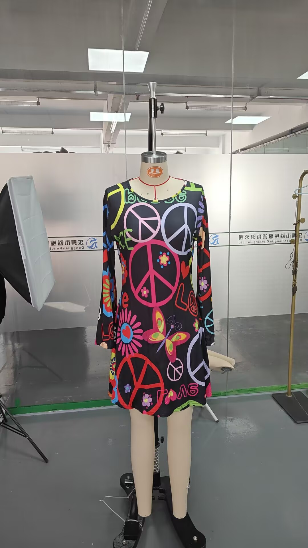 Dresses For Women Hippie Printed Elastic Dress 2023 Women's Autumn Skirt Womens Dress