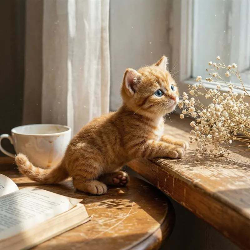 🔥Interactive Robot Kitten🎁, Realistic PlushHoliday HaulRobotic Cat Toy That Walks, Wags Tail & MakesSounds