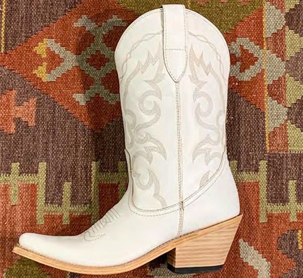 Women's retro pointed toe thick heel boots