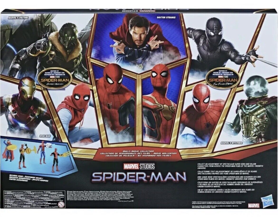 Marvel Spiderman Heroes Multi Movie 9 Action Figure Collection
