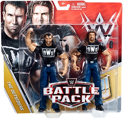 WWE Battlepack The Outsiders Kevin Nash and Scott Hall Wrestling