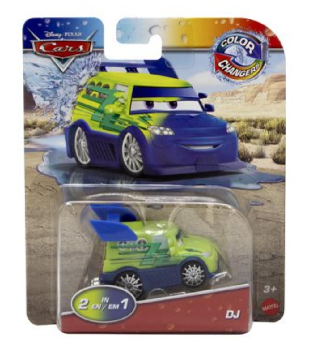 カーズ　DJ サウンドトイ Disney Pixar Cars Color Changers - DJ 1:55 Scale Die-Cast Vehicle
