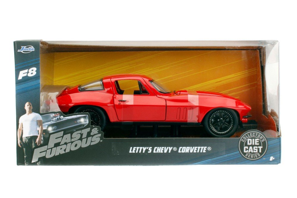 ワイスピJADATOYS 1:24 LETTY'S CHEVY CORVETTE Amazon.com: Jada Fast & Furious 1:24 Letty's 1966 Chevy Corvette