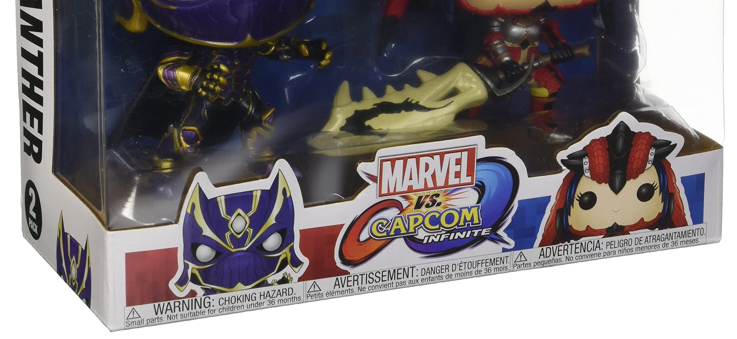 Funko Pop! Capcom vs. Marvel - Black Panther vs Monster Hunter 