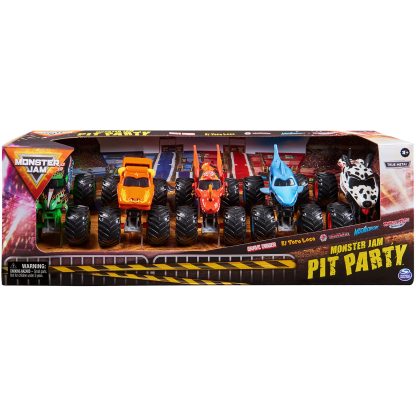ミニカー Monster Jam Pit Party & Go 10 TRUCKS set 819hEyYPi-L_416x.jpg?w=2560&h=