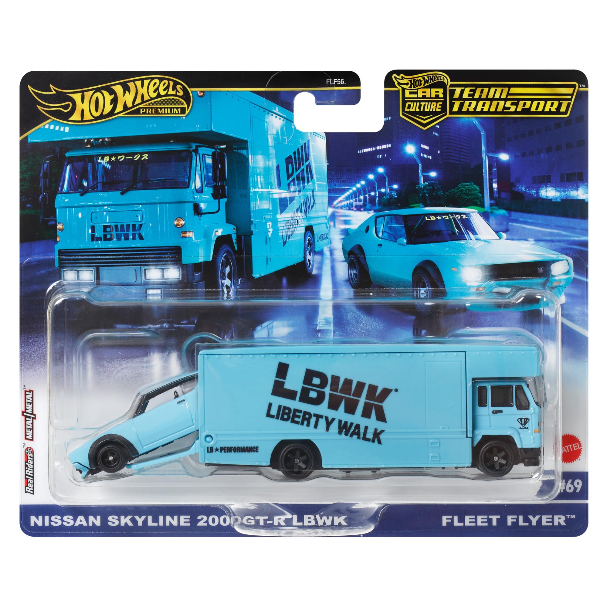 Hot Wheels Premium Car Culture Team Transport - Nissan Skyline