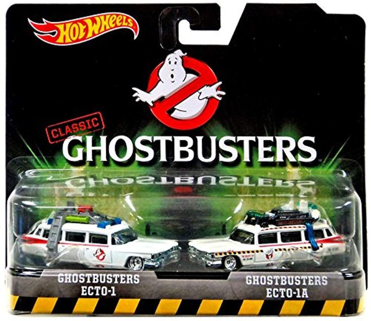 HotWheels Ghostbuster Ecto-1 & 2ミニカーセット Hot Wheels Ghostbusters 2 Vehicle Pack - Ecto-1 and Ecto-1A