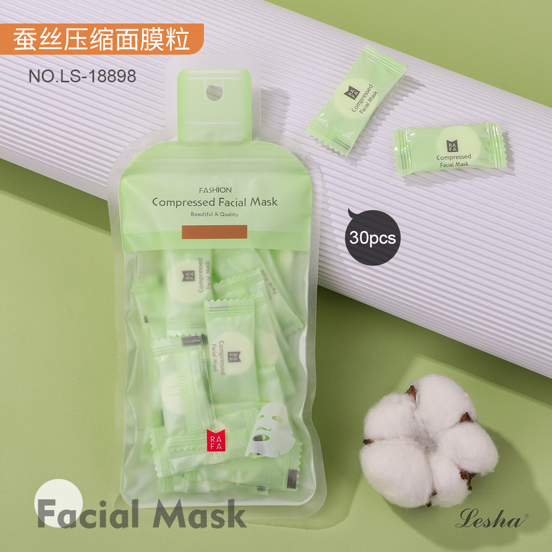 RAFA-Ultra thin silk compression facial mask paper (30 pieces)(LS18898)