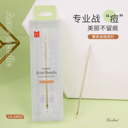RAFA-Luxury gold round acne needle(LS18952)