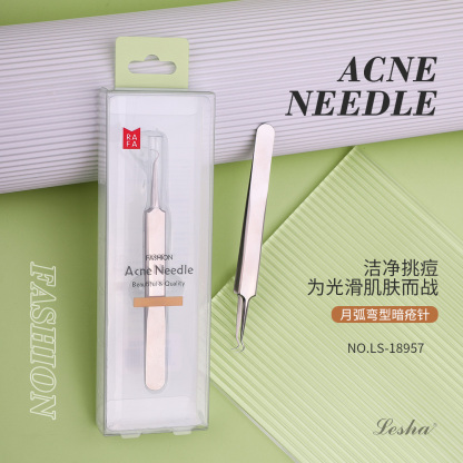 RAFA-Blackhead and Acne Double Root Acne Needle Clip (Double Hook Mouth)(LS18957)