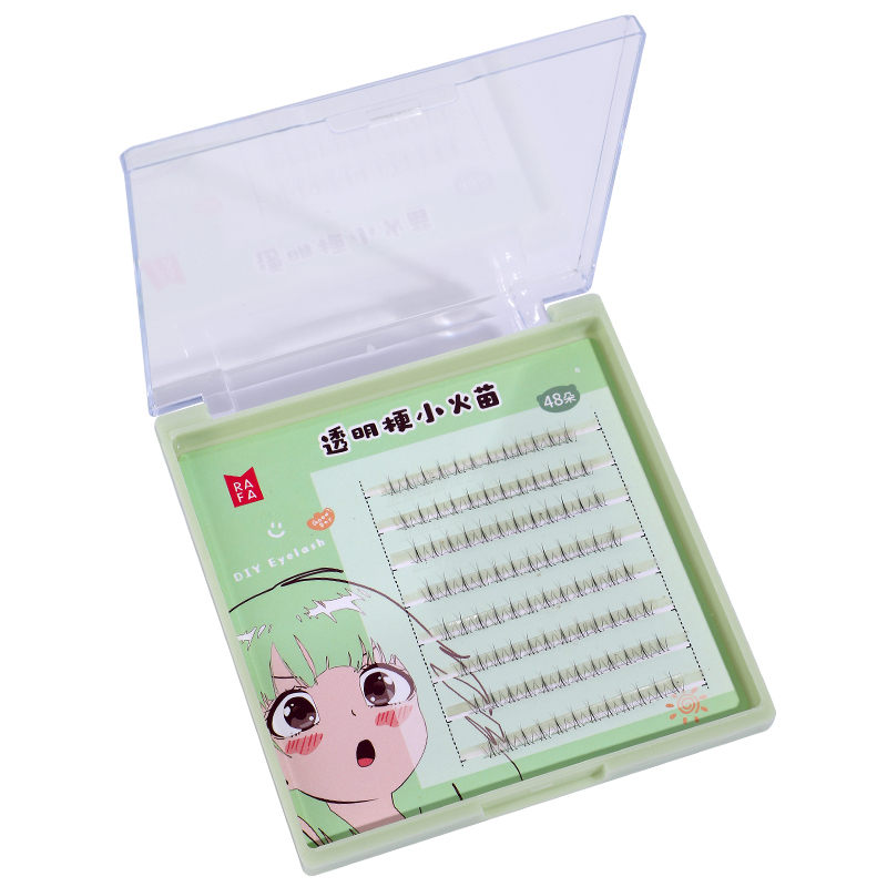 RAFA- False eyelashes Transparent stem small flame eyelashes(LS19223)