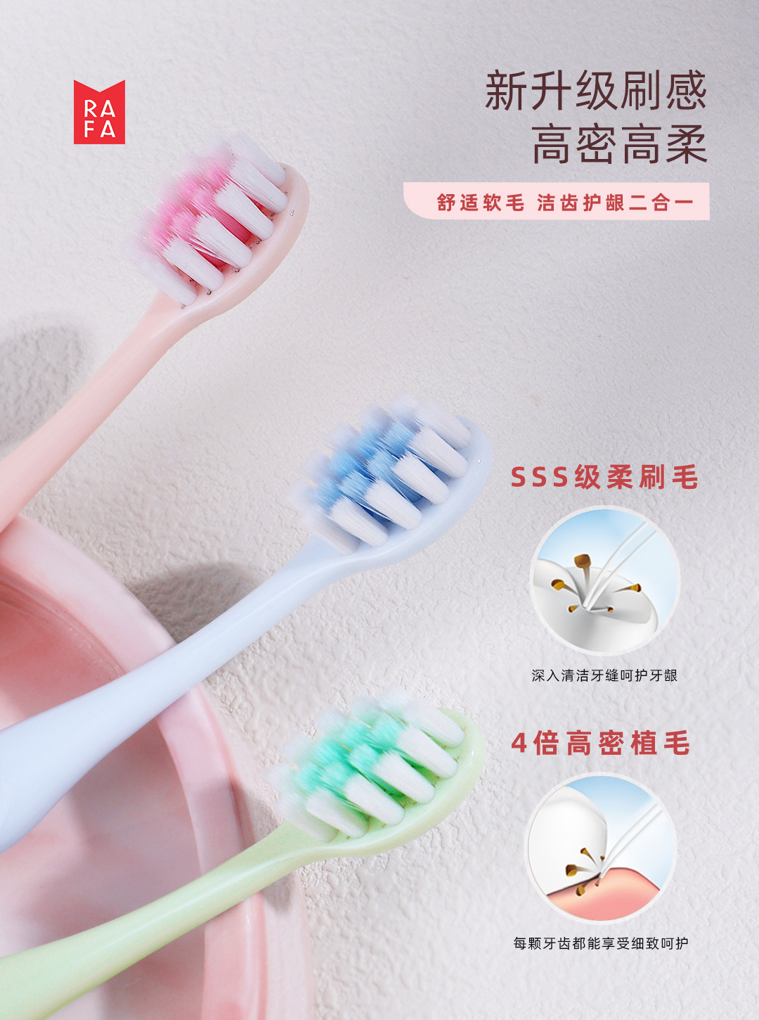 RAFA-Soft and clean toothbrush(LS19230)