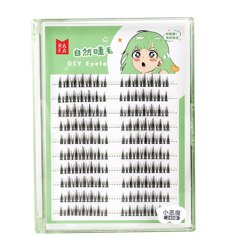 RAFA- False eyelashes Little devil eyelashes(LS19277)