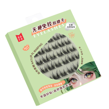 RAFA- False eyelashes No meme, no glue, wild cat ear eyelashes(LS19341)