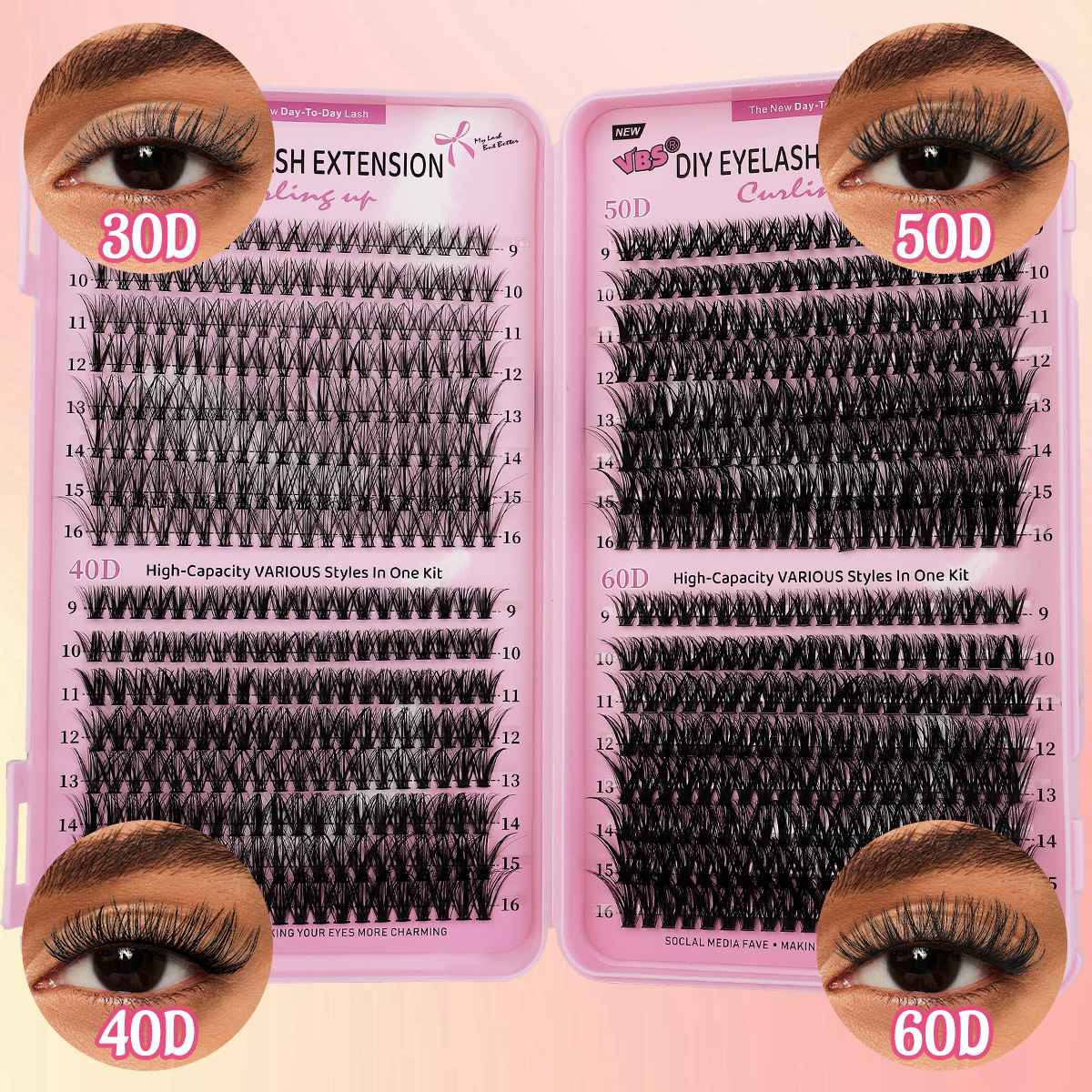 BT/VS-941(30D/40D/50D/60D)  DIY Eyelash Extension Kit
