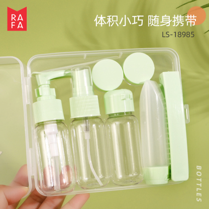 RAFA-Seven piece travel bottle set(LS18985)
