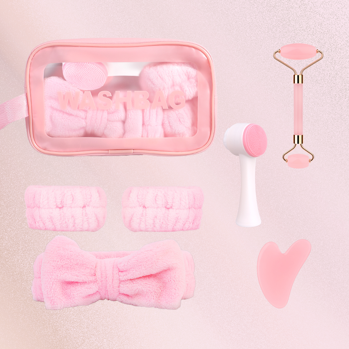 7-piece facial cleansing set