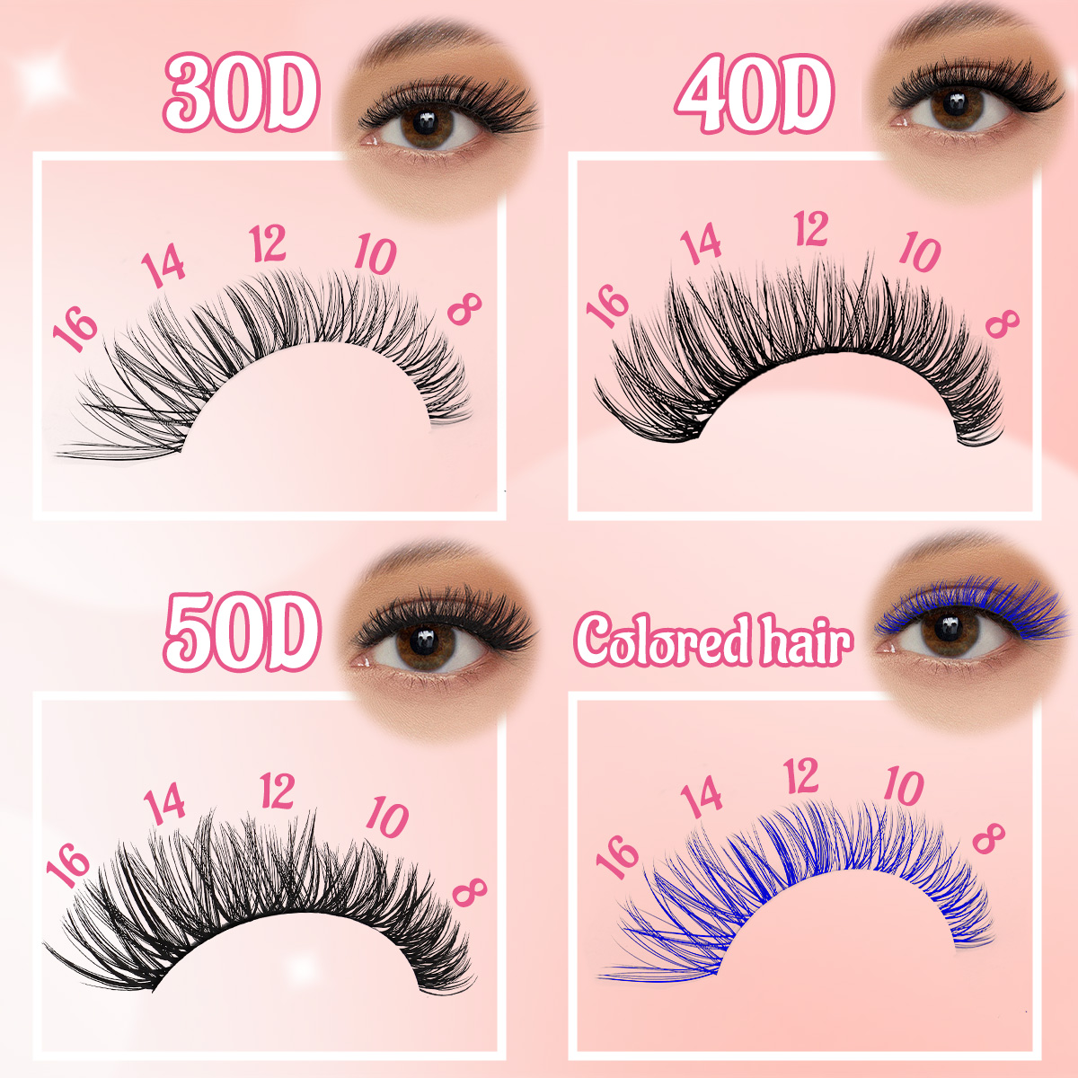 BT/VS-939(30D/40D/50D)DIY Eyelash Extension Kit