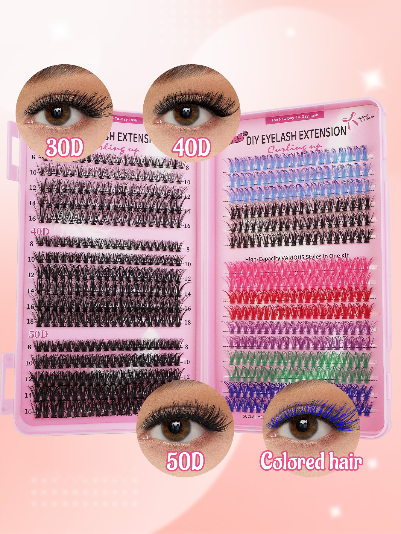 BT/VS-939(30D/40D/50D)DIY Eyelash Extension Kit