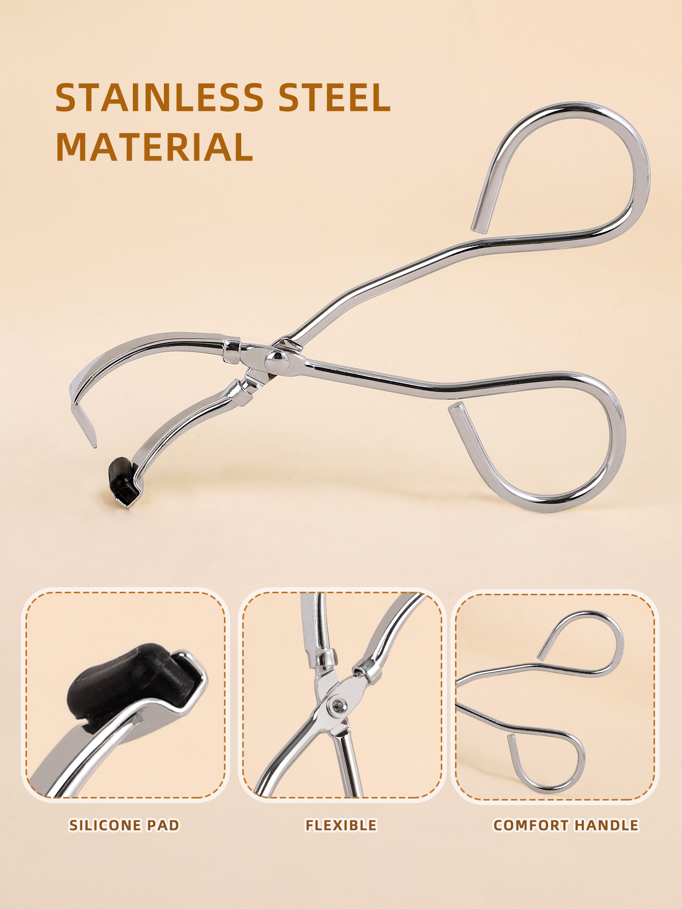 Small angle eyelash curler