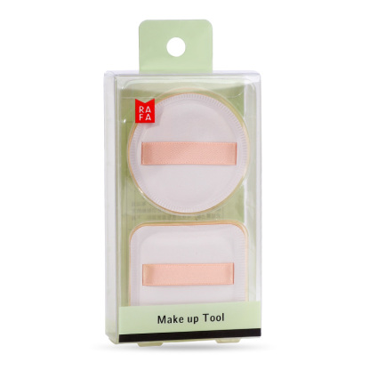 RAFA-Cotton candy cushion powder puff (round+square)(LS19099)