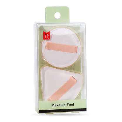 RAFA-Cotton candy cushion puff (round+triangular)(LS19100)