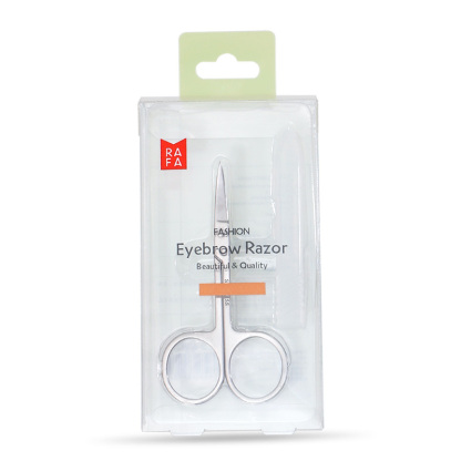 RAFA-Stainless steel A-type eyebrow trimmer (including protective cover)(LS18958)