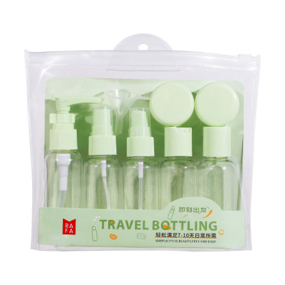 RAFA-9-piece set of travel empty bottles(LS19325)