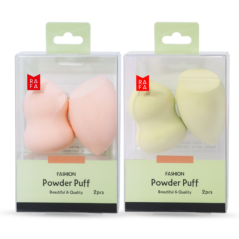 RAFA-Soft Q-elastic beauty egg two-piece set (gourd+oblique cut)(LS18905)