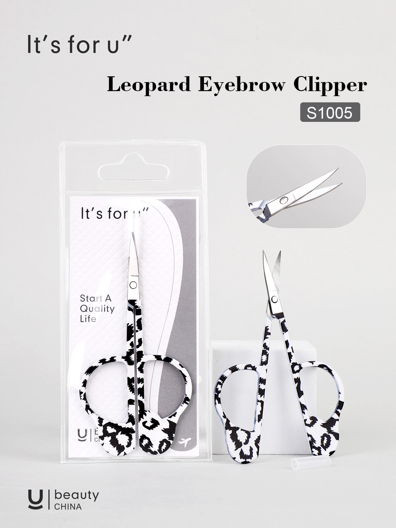 It's for you -Leopard EyebrowClipper(s1005)