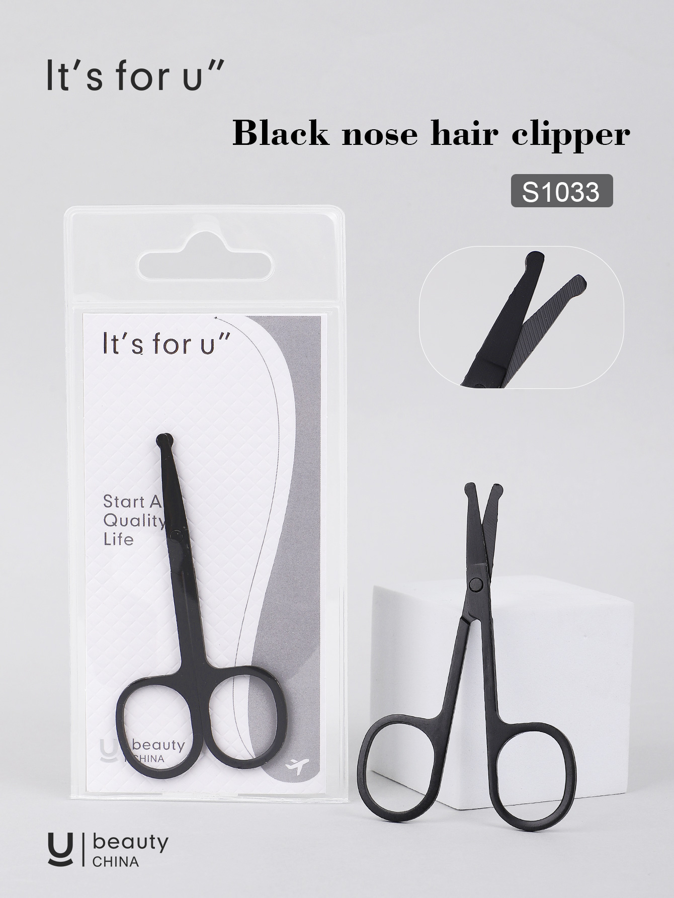 It's for you -Blaek nose hair clipper(s1033)