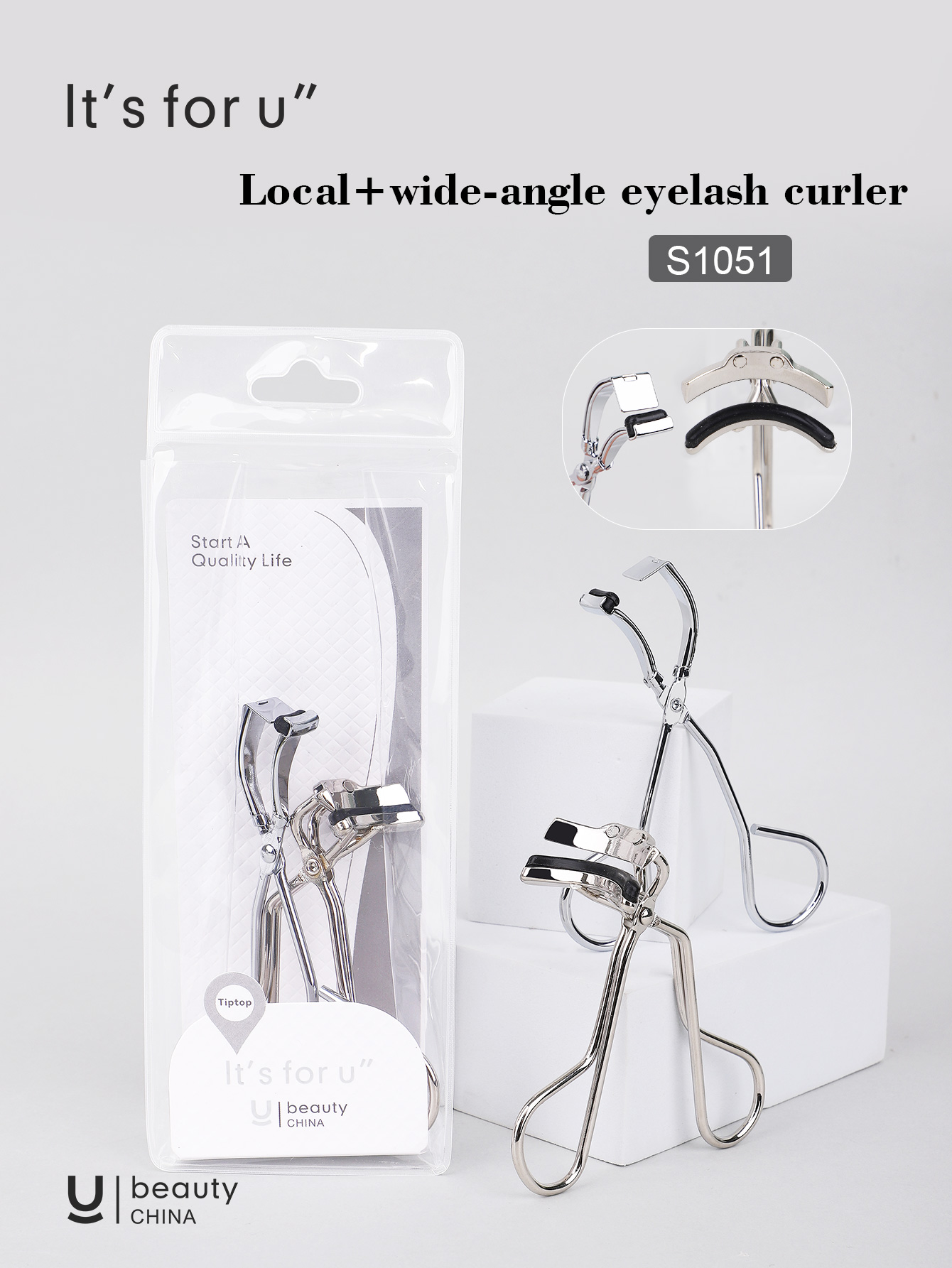 It's for you -Local+wide-angle eyelash curler(s1051)
