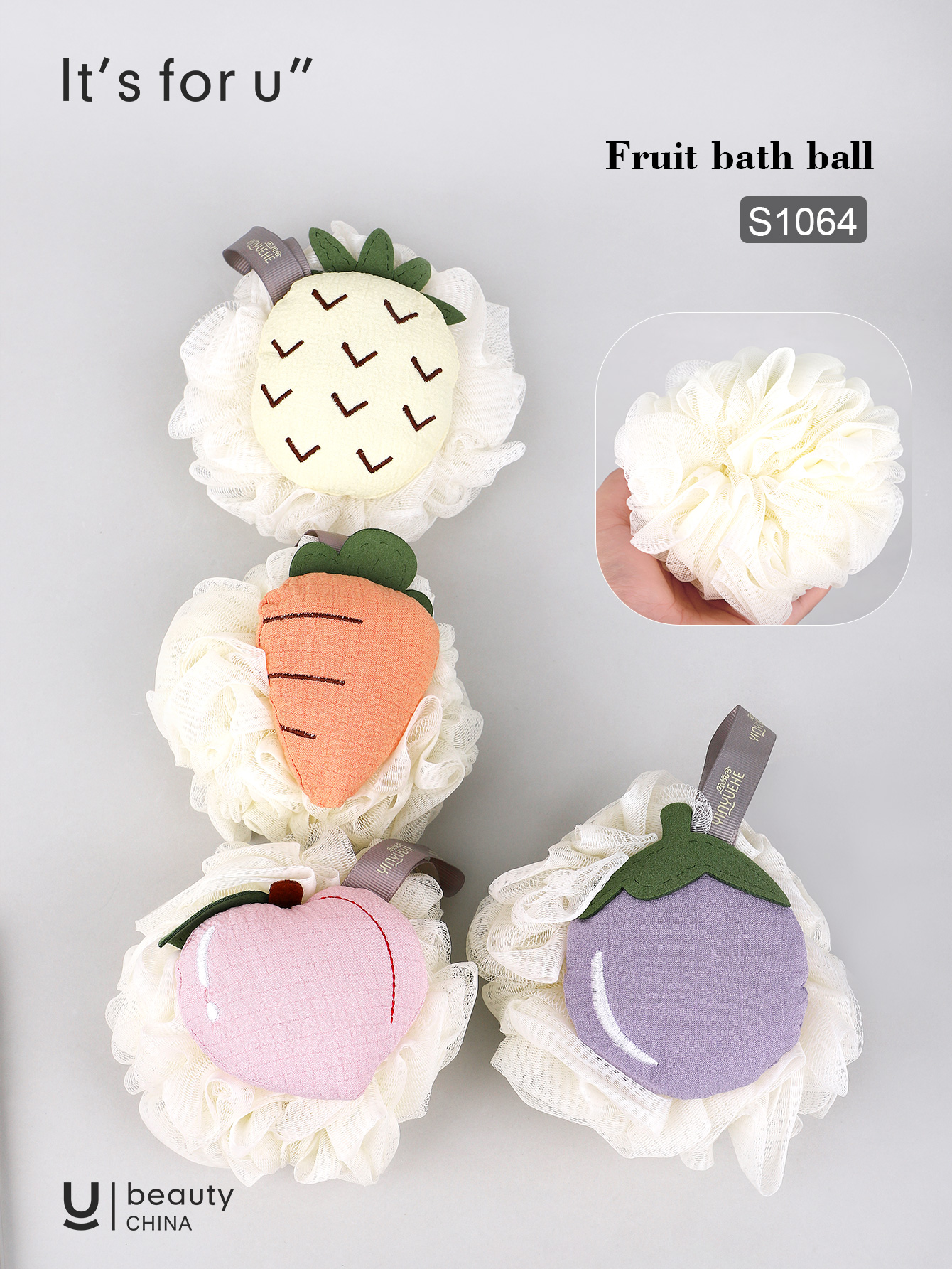It's for you -Fruit bath ball(s1064)