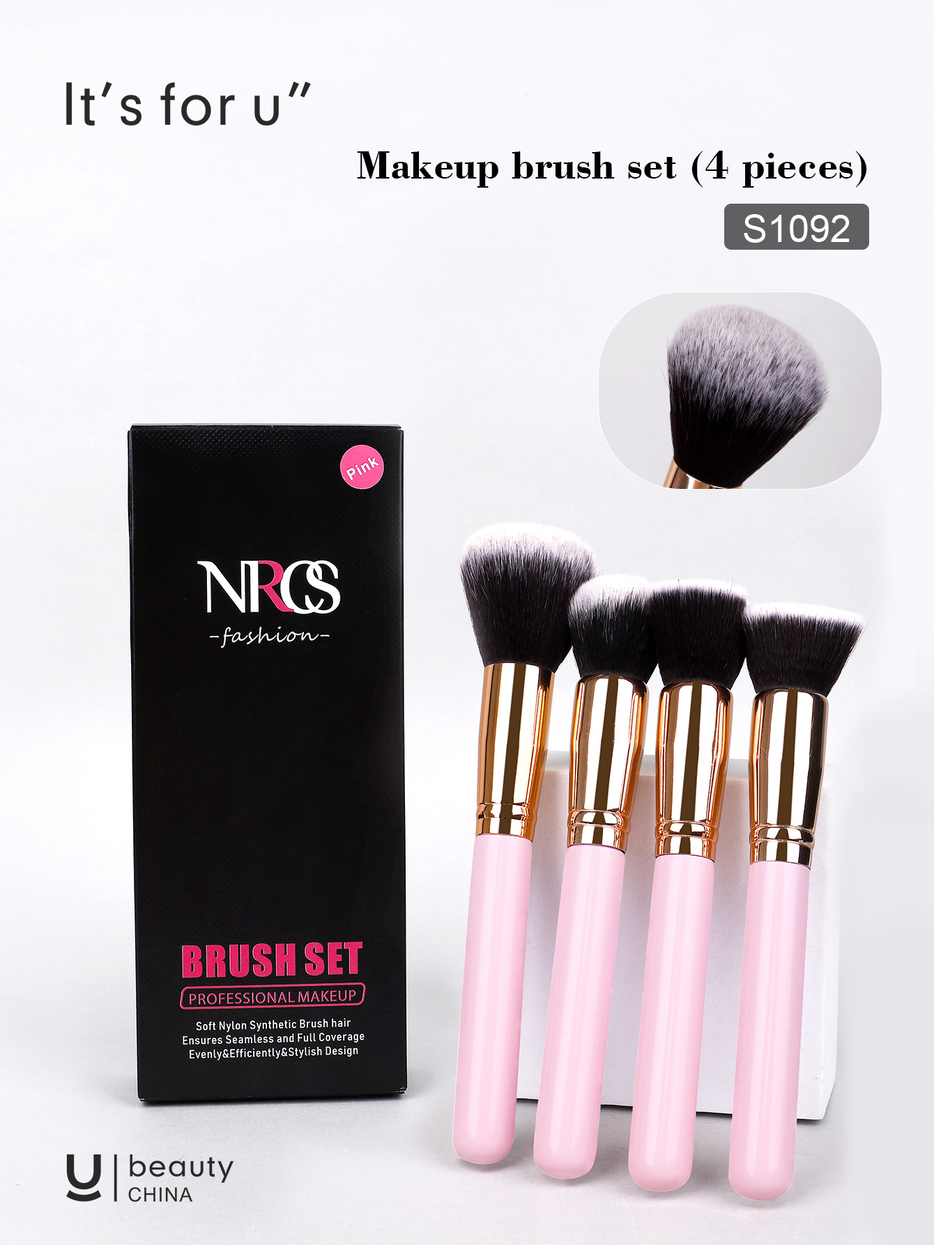 It's for you -Makeup brush set (4 pieces)(S1092)