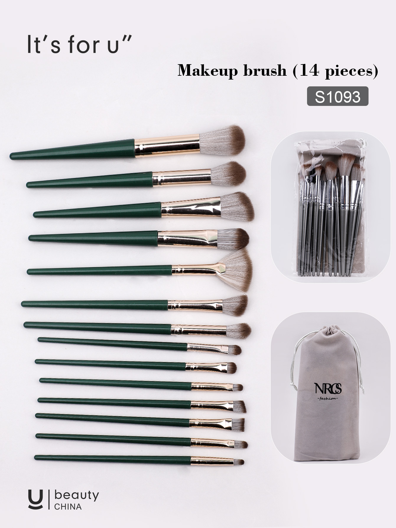 It's for you -Makeup brush (l4 pieces)(S1093)