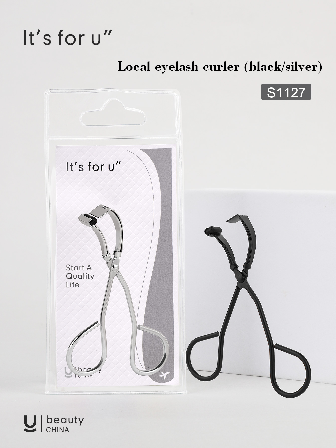 It's for you-Local eyelash curler (black/silver)（I’s1127）