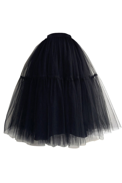 Black Ball Gown Petticoat - YESBABYONLINE