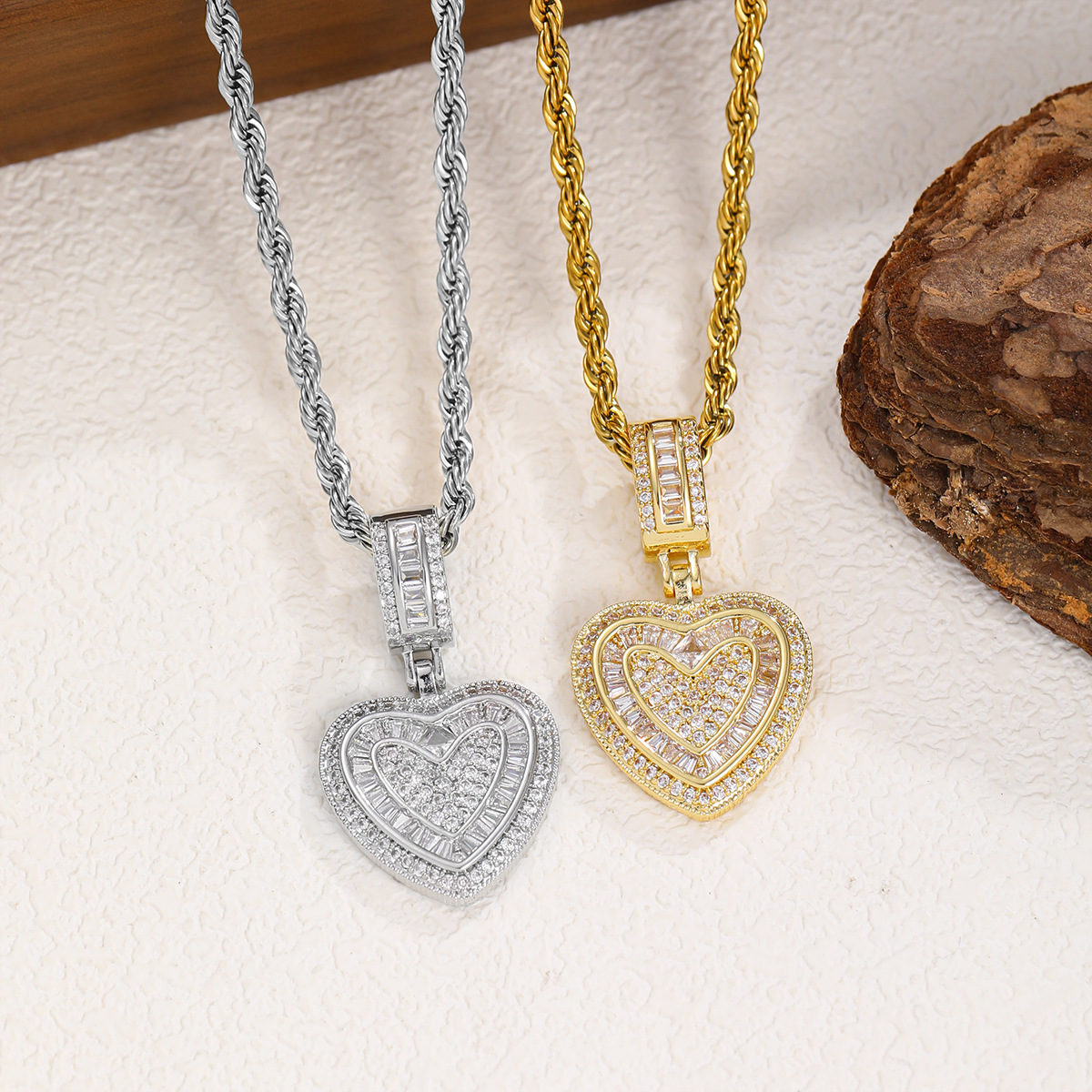 Stylish and Versatile Heart Pendant Necklace